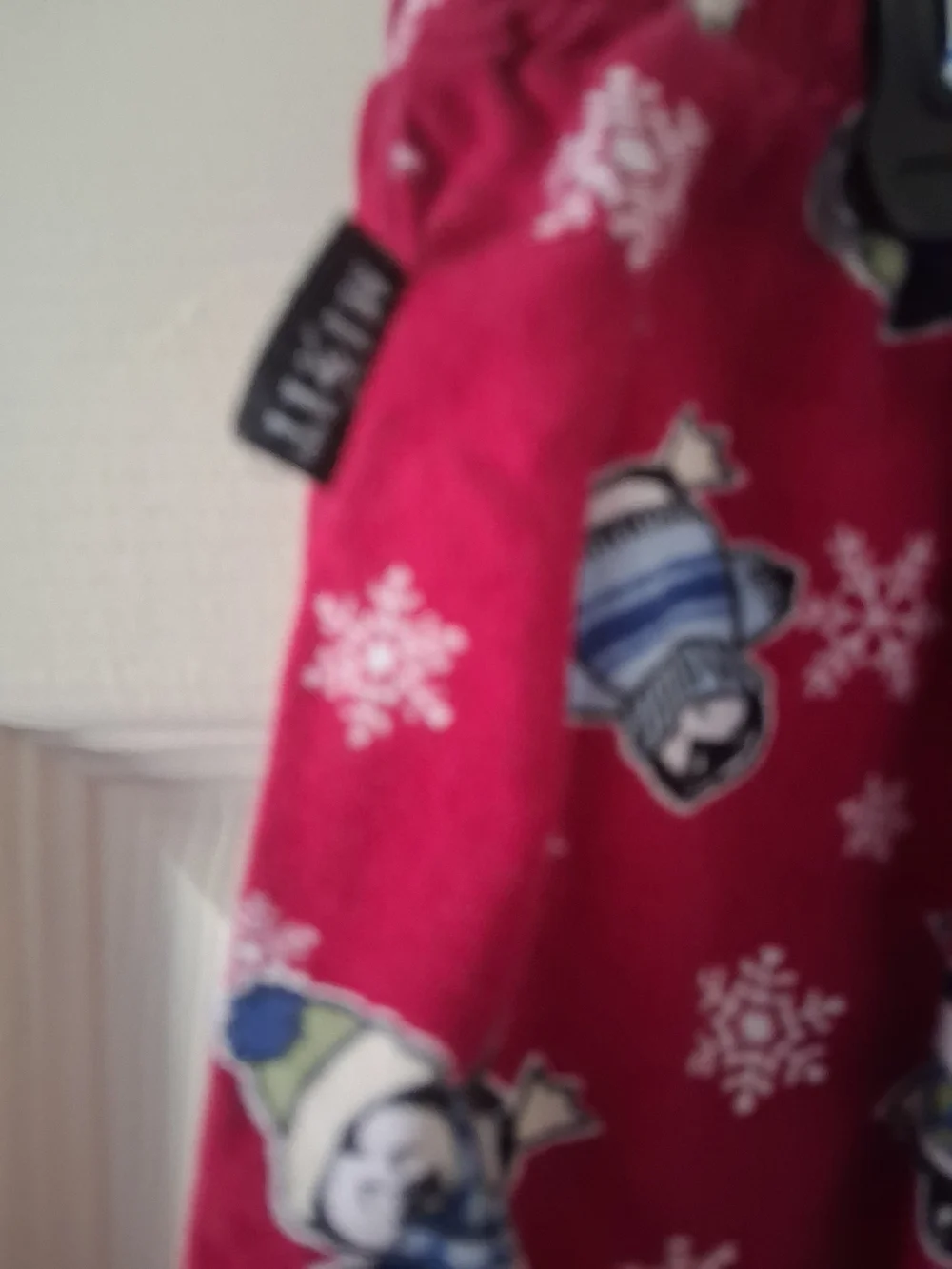 Mixit Red Penguin Print Pajama Bottoms - Picture 4 of 6